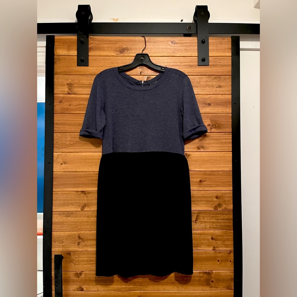 Heathered Navy and Black Women's Dress